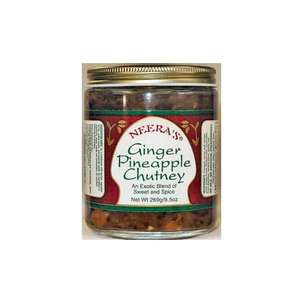 Ginger Pineapple Chutney-Exotic spices/fresh chilies and honey, 1 Jar