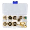 12 Pcs Set Trumpet Valve Finger Button Cap and Rod