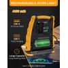 Adiding Rechargeable LED Work Light 4400mAh - Portable Flood Light