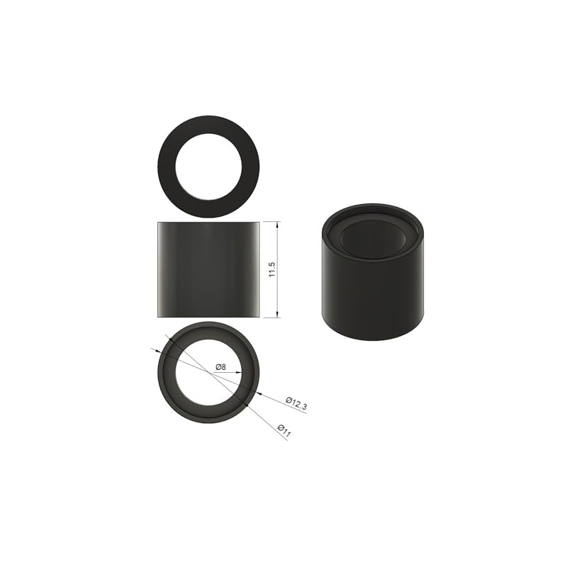 Replacement part suitable for many Velux roof windows, pack of
