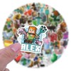 110Pcs Miner Stickers, Vinyl Waterproof Decals Cartoon Stickers for Kids