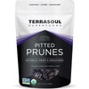 Terrasoul Superfoods ciruelas orgánicas con huesos, 1 libra