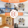 Ultrawall Lumber Storage Rack Wall Mount Wood Storage Racks, Metal