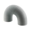 Diameter 120 mm Length 1.5 m White Aluminium Flexible Tube