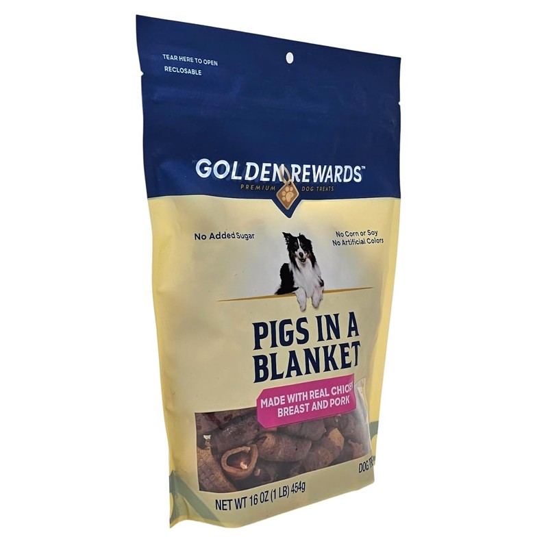 Golden Rewards Pigs in A Blanket - 16oz Bag -