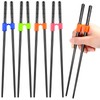 Tessco for you 5 Pairs Training Chopstick Helpers Reusable Chopsticks