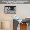LFF Atomic Clock/Never Needs Setting, Battery Operated, Atomic Wall Clock