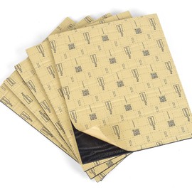 Aggsound Roll Pack Universal Sound Deadener for Cars Auto Sound Deadening Closed Cell Foam Noise Deadening Material-Heat Hood Shield Insulation Dampening Mat 197mil,49sqft