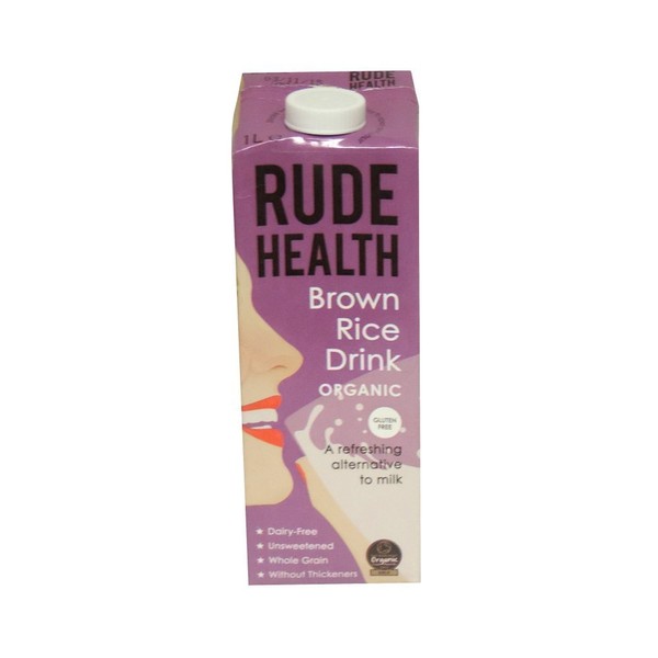 (10 PACK) - Rude Health - Organic Brown Rice Drink | 1000ml | 10 PACK BUNDLE