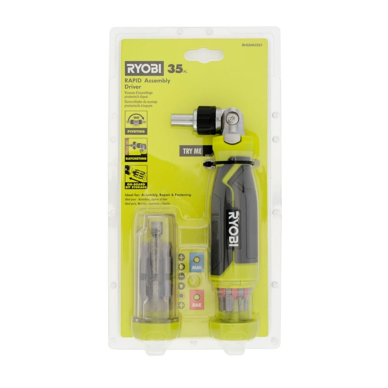 Ryobi 35 Piece Rapid Assembly Drill Bit Set, 2 Pack,