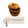 das Olivenholzbrett Box with Lid IN Apple Shape - 10cm