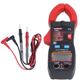 Digital Clamp Meter Accurate Contactless Backlight Handheld AC DC Voltage Tester for Current Resistance Capacitance Red