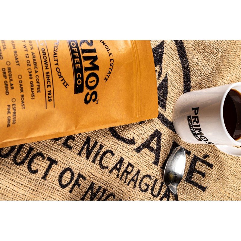 French Press Specialty Coffee, Coarse Ground, Primos Coffee Co (2