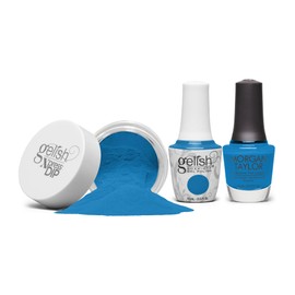 Gelish Trio Fall Collection In Frame – 3-Piece Set, 15ml Gelish Gel Polish, 15ml Morgan Taylor Lacquer, 1.5oz Gelish Xpress Dip, Gel-Lacquer-Dip Combo for Stunning Nails (I was Framed, 15mL)