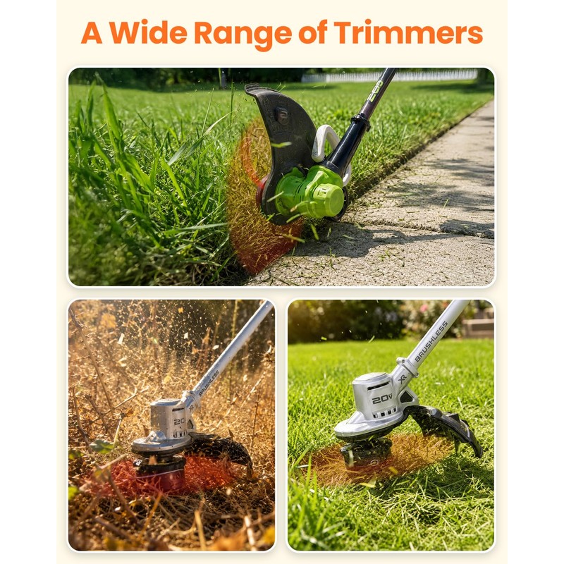 24 Pack Trimmer Spool Line for Worx,(WA0010)Replacement Weed Wacker String