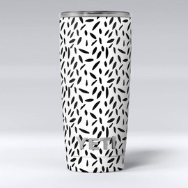 Design Skinz Slate Black Pedals with Translucent Backing - Skin Decal Vinyl Wrap Kit Compatible with The Yeti Rambler Cooler Tumbler Cups