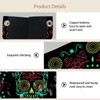 2 Pack Tissue Box Cover Holder, Floral Skull Head Rectangle
