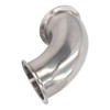 Naroote Sanitary Ferrule Elbow, Proof 304 Stainless Steel Sealed 90