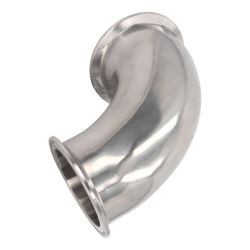 Naroote Sanitary Ferrule Elbow, Proof 304 Stainless Steel Sealed 90