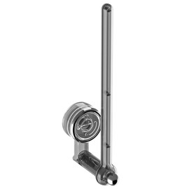 Swivel Paper Towel Rack, 180° Rotation Suction Cup Roll Paper Holder with Hook for Bathroom Bedroom Kitchen