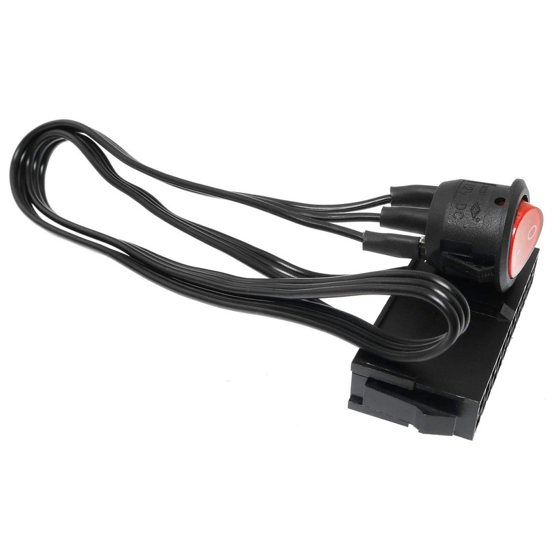 SQXBK 24-Pin Female ATX PSU Power Supply Starter On/Off Switch