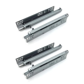 2Pcs Drawer Runners, 300mm 30 kg Load Capacity Metal Full Extension Drawer Runner Replacement