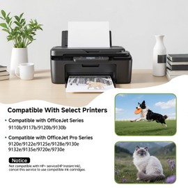 936XL 936e High Yield Ink Cartridge Compatible for OfficeJet 9120 9122e OfficeJet Pro 9110 9110b 9120 9125e 9128e 9130 9130b 9135e OfficeJet Pro Wide Format 9730 9730e Printers ( with chip, 4 Pack)