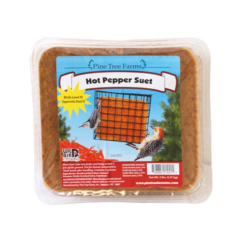 BestNest Hot Pepper Suet Cakes Package, 20 Cakes