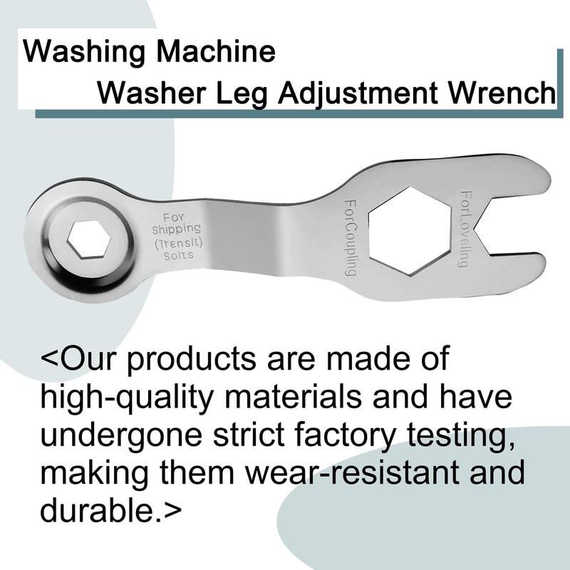 Washing Machine Washer Leg Adjustment Wrench,Open End Wrench Set,Suitable for