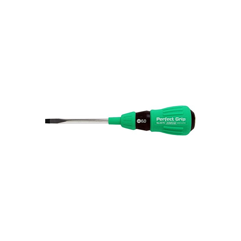 SUNFRAG Perfect Screwdriver, Through Type -6.0 x 100 No. 3370