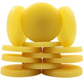 La Boulle Focus & Energy Beeswax Wax Melts – 12 Natural Aromatherapy Discs – Peppermint, Spearmint, Lemon & Rosemary Essential Oils – Handmade in UK
