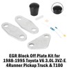 Areyourshop EGR Block Off Plate Kit for 1988-1995 To-yo-ta V6