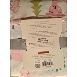 Cloud Island NEW Fitted Crib Sheet Forest Frolic Cloud Island Pink OEKO-TEX 100