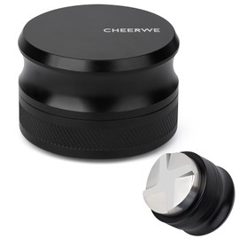 Cheerwe 58mm Espresso Distribution Tool, Gravity Coffee Distributor, Espresso Accessories, Compatible with 58mm Breville/Rancilio/La Marzocco Espresso Portafilter