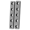 39x7mm Multi-Function Threaded Plate, Stainless Steel Screw Fixing Mounting Plate,