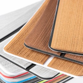 KXKZREN Boat Flooring EVA Foam Decking Sheet Sample Cards Self-Adhesive Anti-Skid Faux Teak Motorboat RV Yacht Kayak Swimming Pool Marine Boat Decking Mat Sample Card