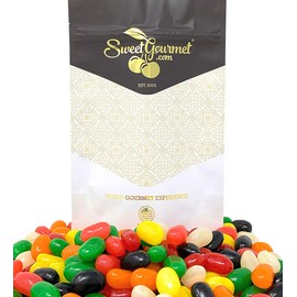 SweetGourmet Jumbo Spiced Jelly Beans | Spicy Bulk Candy | 1 Pound
