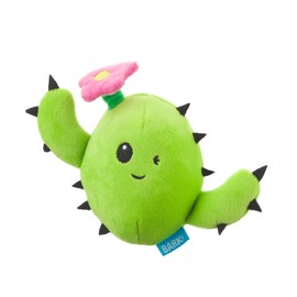 BarkBox 2-in-1 Interactive Plush Puzzle Dog Toys - Squeaky Pet and Puppy Enrichment Toys for Small, Medium, and Large Dogs | Consuela The Cactus
