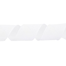 Zofrud White Burlap Ribbon - 38mm x 9M | Faux Jute Wired Ribbon for Wreaths, Christmas Decorations, Rustic Weddings, and Large Bow