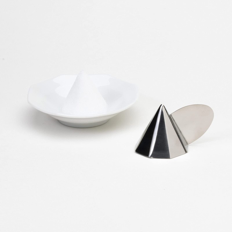 CERAMIC Arte Salt Set (2 White Octagonal Salt Plates, Octagonal