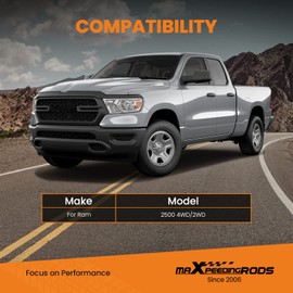 maXpeedingrods Rear Air Suspension Bags Kit 5000 lbs for Ram 2500 2WD 4WD 2014-2024 Air Helper Spring Kit