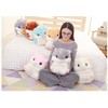 YunNasi Cuddly Plush Stuffed Hamster Pillow with Comfortable Blanket of