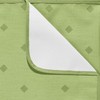 Erwin Müller Washable Tablecloth, Neuss Diamond Design, Green, Size 80