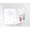 Leaving Card for Colleagues with Envelope in XXL Format A4