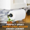 SpaceAid SprayNeat Paper Towel Holder with Spray Bottle, Under Cabinet