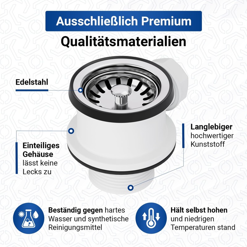 VIOKS Strainer Basket Valve 70 mm with 1 Inch Drain