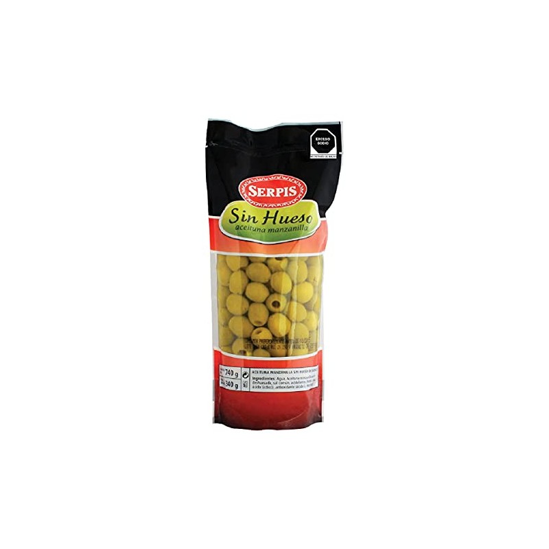 Serpis Aceituna sin Hueso, Bolsa Doypack, 740 g
