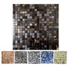 XUANINY Peel and Stick Backsplash Tiles for Kitchen,Bathroom,Fireplace,Self Adhesive Metal