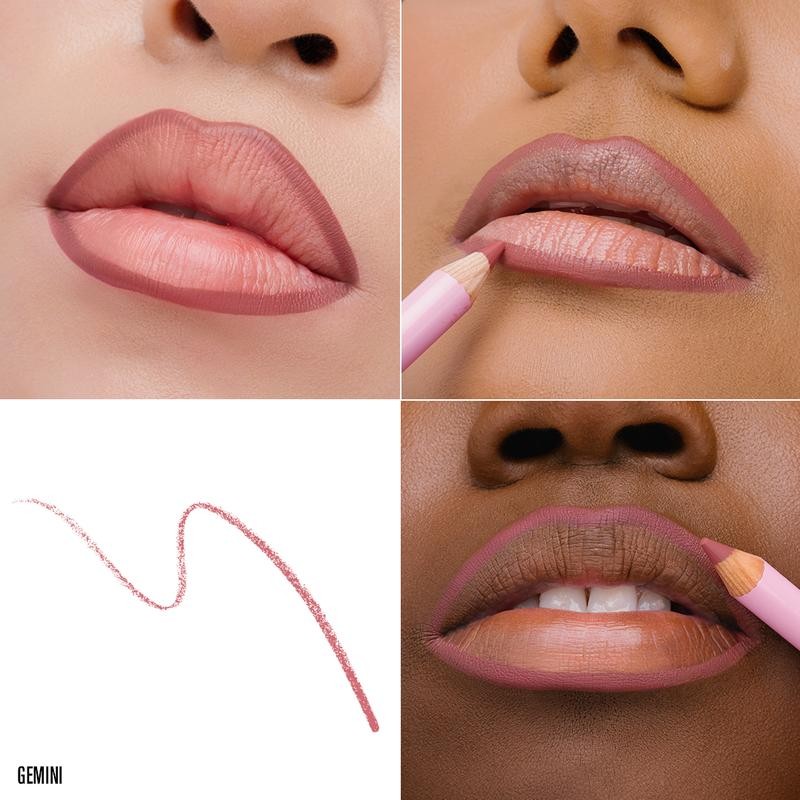 Velour Lip Liner - Superior Comfort, Effortless Application, Satin Finish:_Gemini