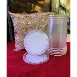 Homemade Fruit Fly Media Culture Kit  (MAKES 5 CULTURES)  Free Shipping
